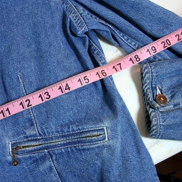 Vintage 1990's Lizwear Cropped Denim Jacket - Picture 6 of 6